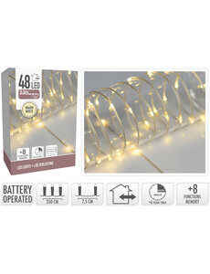  Kerstlampjes 48led warm wit