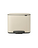 Brabantia Pedaalemmer Bo 3 x 11 liter Soft Beige