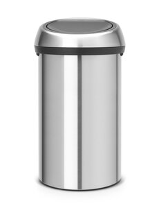 Brabantia Touch Bin afvalemmer 60 liter Matt Steel Fingerprint Proof
