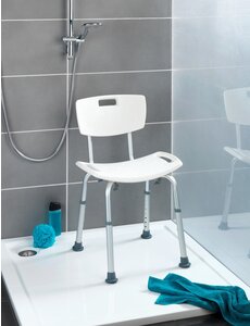 Wenko Badkamerstoel met leuning Secura