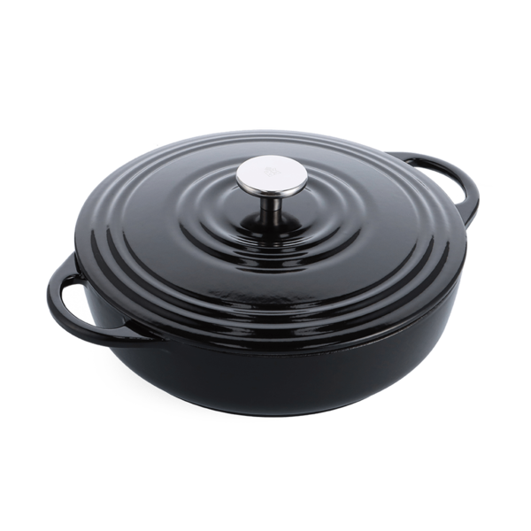 BK Cookware Braadpan BK Bourgogne 28cm laag jet black