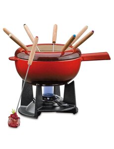 Spring Fondueset 2L Spring Saas Fee rood