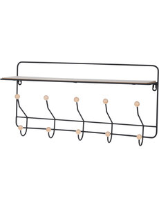 Home & Styling Kapstok metaal met tien haken