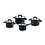 BK Cookware Pannenset 4 delig RVS BK Flow Cool Black