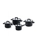 BK Cookware Pannenset 4 delig RVS BK Flow Cool Black