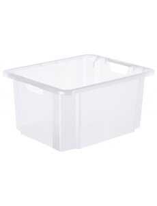 Rotho Rotho mand draai-en-stapel 46L reverso transparant