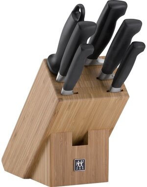 Zwilling Messenblok 7-delig bamboe Zwilling 4 sterren