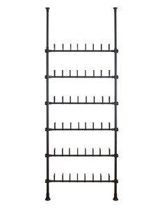 Wenko Schoenenrek telescopisch Herkules 48 paar schoenen zwart