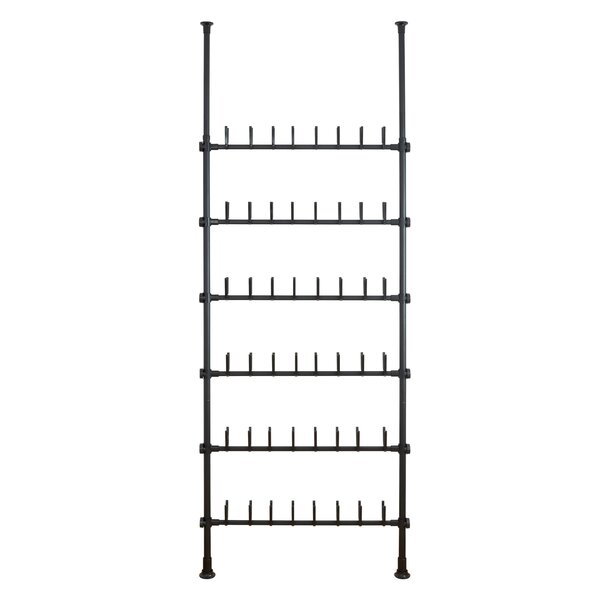 Wenko Schoenenrek telescopisch Herkules 48 paar schoenen zwart