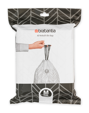 Brabantia Afvalzakken PerfectFit M, 60L, 40 stuks