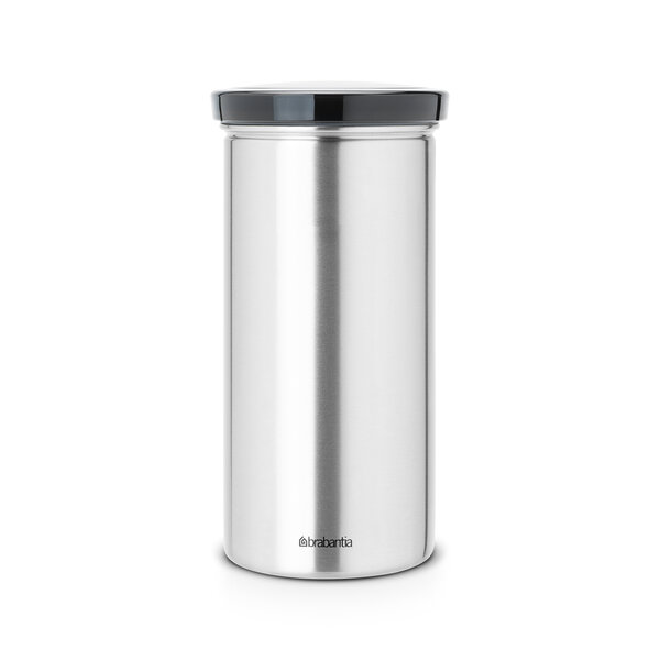 Brabantia Voorraadbus Senseo Matt Steel FPP met grijs deksel