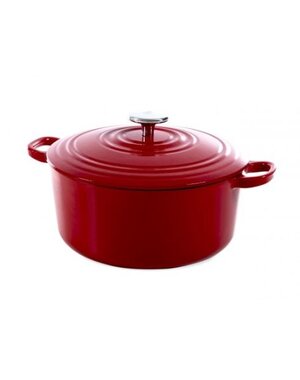 BK Cookware Braadpan 24cm 4,2L Chili Red BK Bourgogne