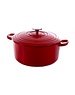 BK Cookware Braadpan 24cm 4,2L Chili Red BK Bourgogne