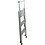 Wenko Trapladder aluminium 3 tredes zilver