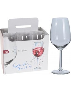 Excellent Houseware Wijnglas set 6sts 410ml Excellent Houseware