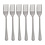 Excellent Houseware Gebakvork set 6 stuks