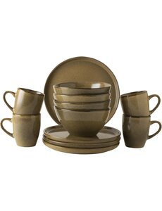 Dutch Rose Serviesset 12dlg camel Serenity