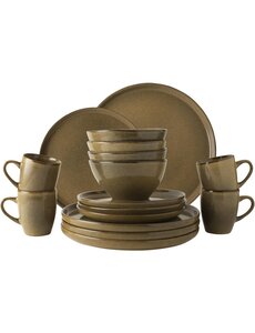 Dutch Rose Serviesset 16dlg camel Serenity