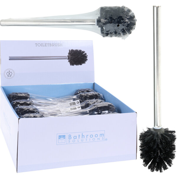 Excellent Houseware Toiletborstel  zwart - rvs