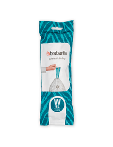 Brabantia Afvalzakken PerfectFit W, 5L, 20 stuks