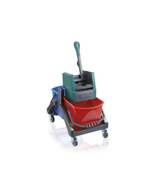 Leifheit Werkwagen - reinigingskar Professioneel  duo 2 x 17 l