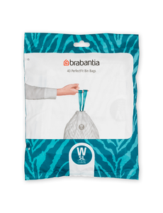 Brabantia Afvalzakken PerfectFit W, 5L, 40 stuks