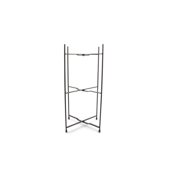 Etagere 3 etages 23x23 hoog 42,5cm zwart