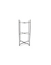  Etagere 3 etages 23x23 hoog 42,5cm zwart