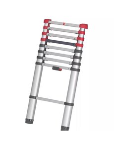 Hailo Telescoopladder 9 treden aluminium Flexline