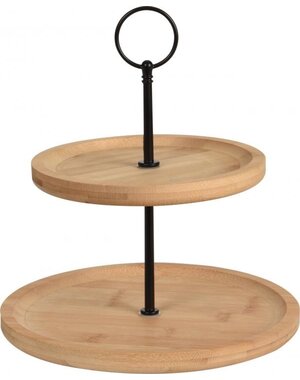 Excellent Houseware Etagere bamboe 2-laags