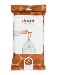 Brabantia Afvalzakken PerfectFit X, 10-12L, 40 stuks