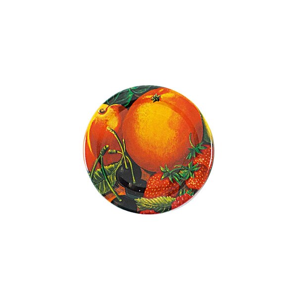 Twist-off deksel 58mm 'fruit' 6st