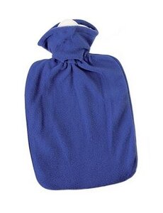 Hugo Frosch Warmwaterzak / kruik met hoes blauw