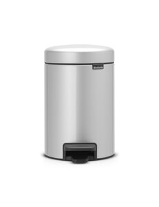 Brabantia Pedaalemmer NewIcon 3 liter Metallic Grey