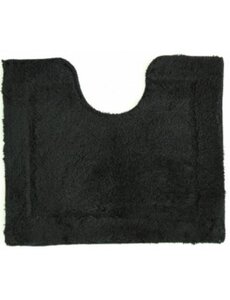 Wicotex Toiletmat zwart 50x60cm