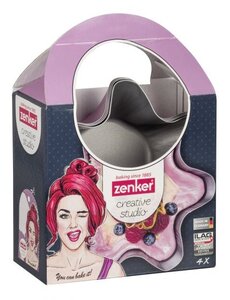 Zenker Bakvormpjes geschulpt 4st Zenker