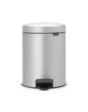 Brabantia Pedaalemmer NewIcon 5 liter Metallic Grey