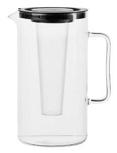 Bohemia Cristal Waterkan 2,5L met deksel en ijsinzet hittebestendig