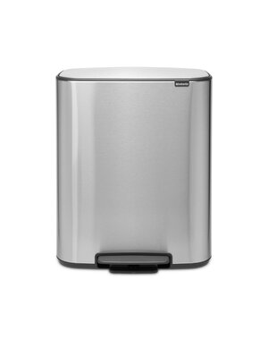 Brabantia Pedaalemmer Bo 2 x 30 liter Matt Steel FPP