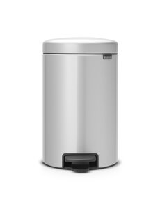 Brabantia Pedaalemmer NewIcon 12 liter Metallic Grey