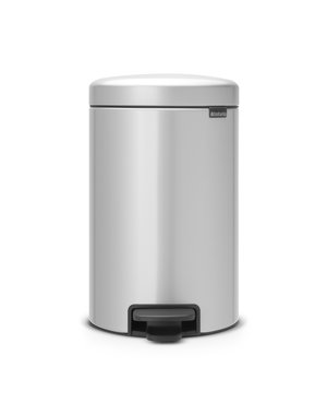 Brabantia Pedaalemmer NewIcon 12 liter Metallic Grey