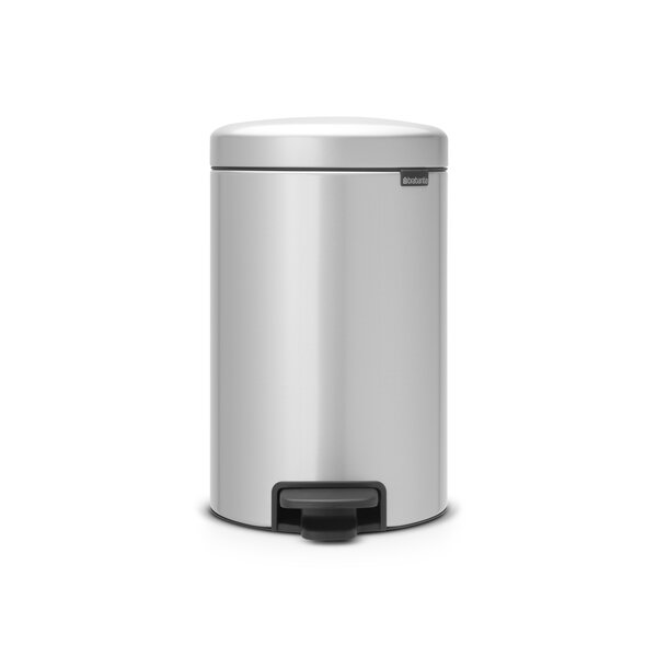 Brabantia Pedaalemmer NewIcon 12 liter Metallic Grey