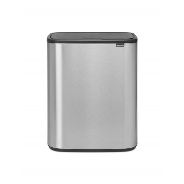 Brabantia Touch Bin afvalemmer Bo 2 x 30 liter Matt Steel Fingerprint Proof