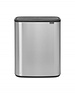 Brabantia Touch Bin afvalemmer Bo 2 x 30 liter Matt Steel Fingerprint Proof