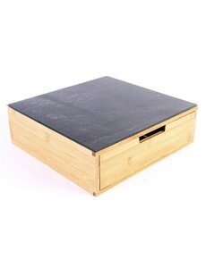 Kesper Theedoos bamboe 31x30x10cm Kesper