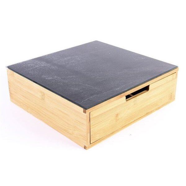 Kesper Theedoos bamboe 31x30x10cm Kesper