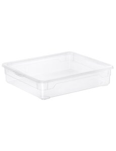 Rotho Opbergbox met deksel shirts 9L transparant Rotho