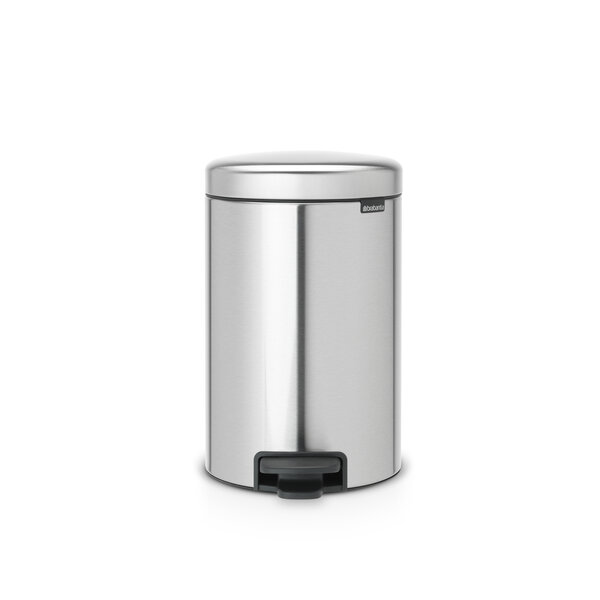 Brabantia Pedaalemmer Newicon 12L matt steel fingerprint proof