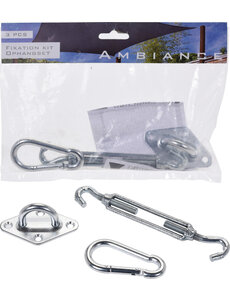 Ambiance Schaduwdoek accessoires set 3-delig