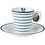 Laura Ashley Espresso kop & schotel Candy Stripe